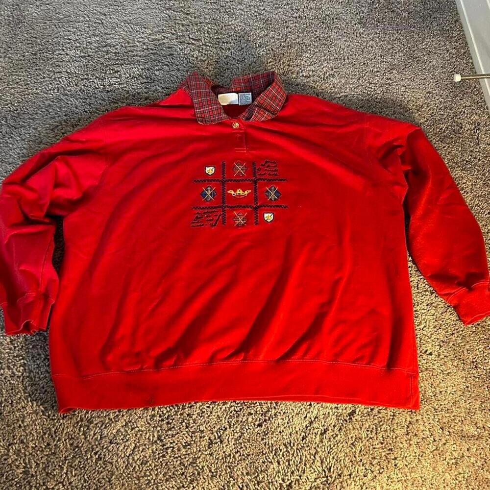 Mens vintage red napa valley